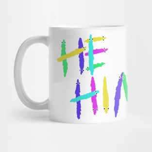 Worm on a string pronoun Mug